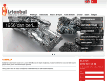 Tablet Screenshot of istmetal.com.tr